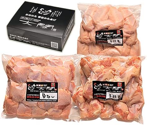 からあげ太閤 宇佐からあげセット (骨なし約400g 手羽元約400g